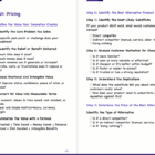 Business pricing checklist with step-by-step action plan.