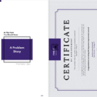 Certificate of achievement and learning outcomes with clear results.