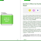 Inside page of "Sell It" by Layan Faraj asking Question 3: Where can you reach your customers?