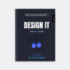 Book cover of "Design It" by Layan Faraj- guide to designing innovative products and services.